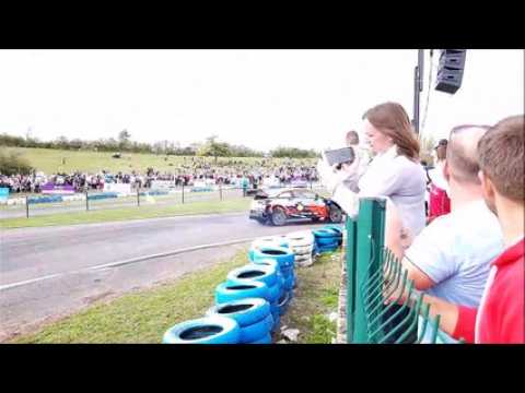 Sébastien Loeb sur le circuit de la Vallée, à Pusey près de Vesoul