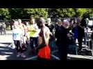 Semi-marathon du Lion : l'arrivée triomphale du vainqueur kelvin cheruiyot en 59'54''