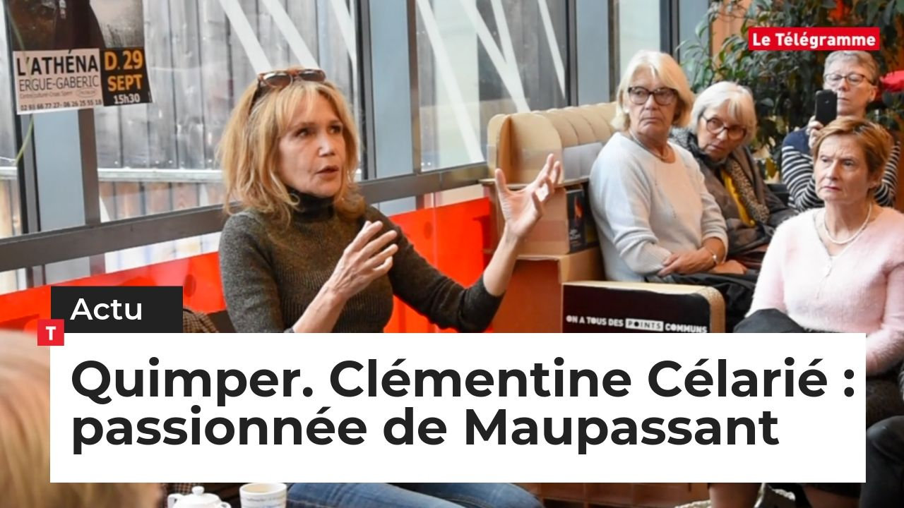 Quimper. Clémentine Célarié : passionnée de Maupassant et de la Bretagne (Le Télégramme)