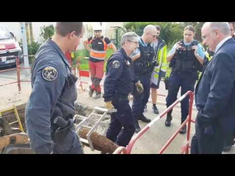 Un obus de 39-45 mis au jour à Horbourg-Wihr