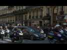 Chirac funeral cortege leaves Les Invalides - Label : AFPTV - First images - Category : News