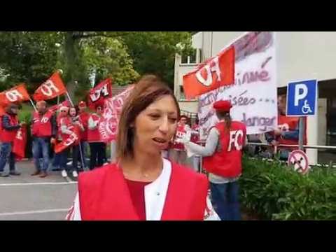 Le personnel de l'Ehpad en grève pour dénoncer  le manque de moyens