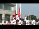 Flag-raising ceremony in Hong Kong as China celebrates National Day