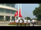 Hong Kong holds flag-raising ceremony as China celebrates National Day