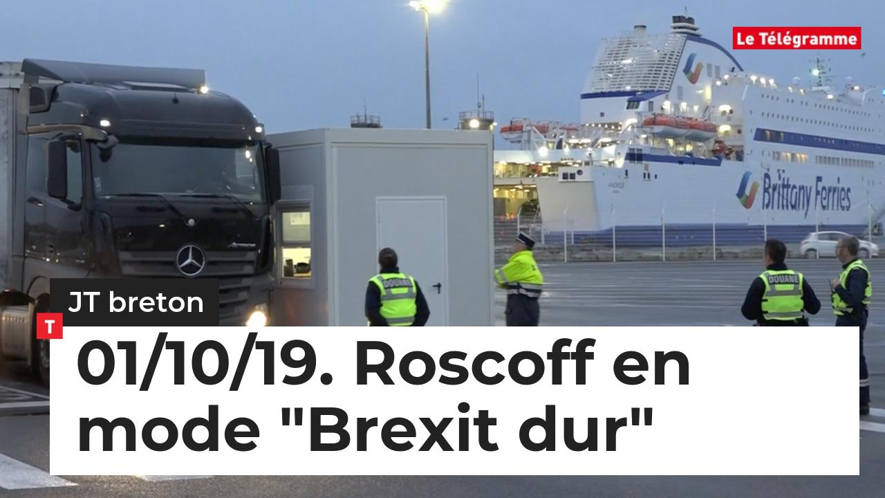 JT breton 01/10/2019 : Roscoff en mode "Brexit dur" (Le Télégramme)