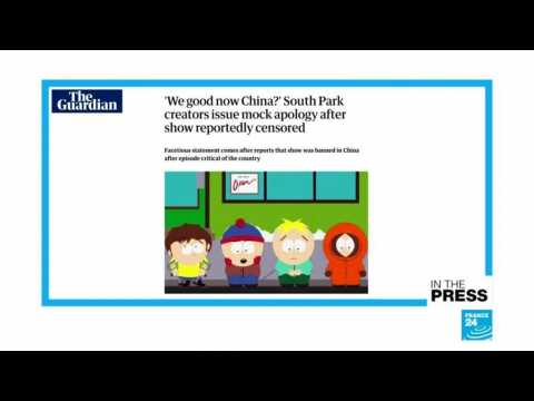 'We too love money more than freedom!:" South Park throws shade at China after show is censored