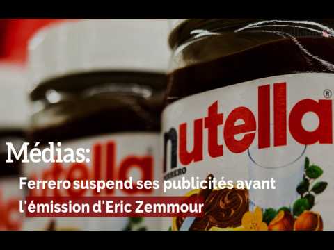 Médias: Ferrero suspend ses publicités avant l'émission d'Eric Zemmour