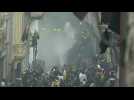 Police fire water cannons at protesters in Ecuador - Label : AFPTV - First images - Category : News