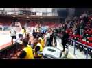 Les basketteurs du SLUC Nancy à la rencontre de leurs supporters