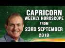 Capricorn Weekly Astrology Horoscope 23rd September 2019