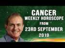 Cancer Weekly Astrology Horoscope 23rd September 2019