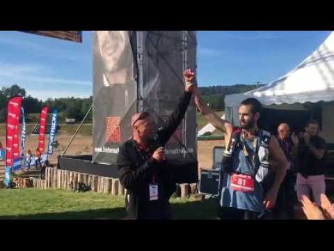 L’arrivée en vidéo de Vincent Larue, le vainqueur du 200 km de l’Infernal Trail