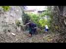 Grand nettoyage dans le lit du canal des usines