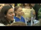 Greta Thunberg joins students in DC for climate protest