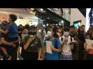 Hong Kongers gather at mall to sing protest anthem