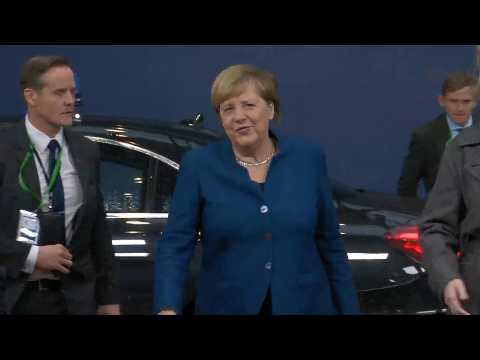 EU leaders arrive for day two of summit in Brussels