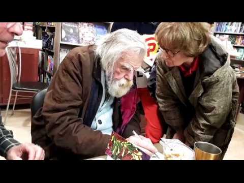 L'acteur Michael Lonsdale en visite à Bar-le-Duc