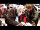 L'acteur Michael Lonsdale en visite à Bar-le-Duc