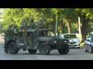 Security forces in Culiacan, Mexico, after all-out gun battle