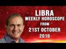Libra Weekly Horoscope from 21st October 2019 - Impulsive vibes take hold...