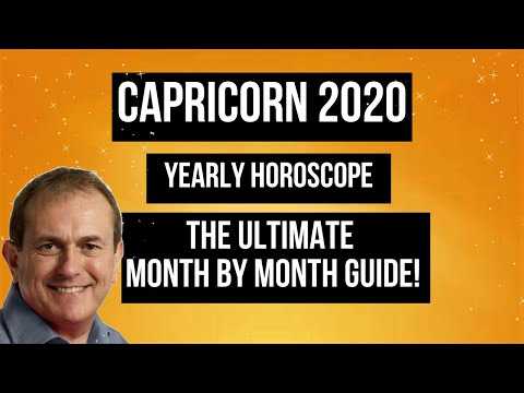 Capricorn 2020 Horoscope &amp; Astrology Yearly Overview - seize the moment Capricorn!