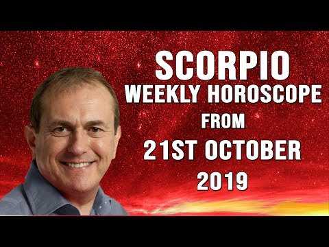 Scorpio Weekly Horoscope from 21st October 2019 - Your energy soars...