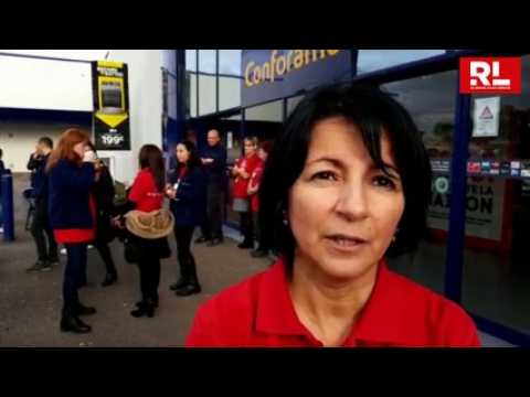 Les salariés de Conforama Morsbach réclament de meilleures conditions de départ