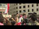 Lebanese continue protests as Lebanon's government frays