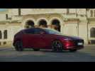 All-New Mazda3 Skyactiv-X Hatchback in Soul Red Crystal Exterior Design, Bulgaria 2019