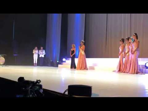Vaimalama Chaves, Miss France 2019, s'exprime à l'occasion de l'élection de Miss Franche-Comté