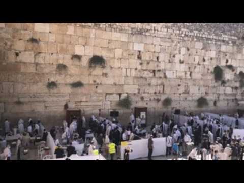 Jewish community in Jerusalem celebrates Sukkot