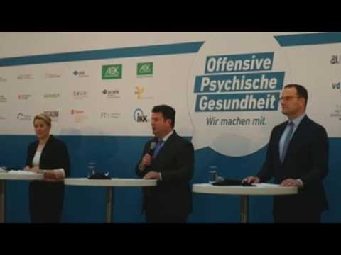 German government promotes an initiative to raise awareness about mental health