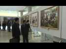 Art exhibition opens in N.Korea to mark ruling party anniversary