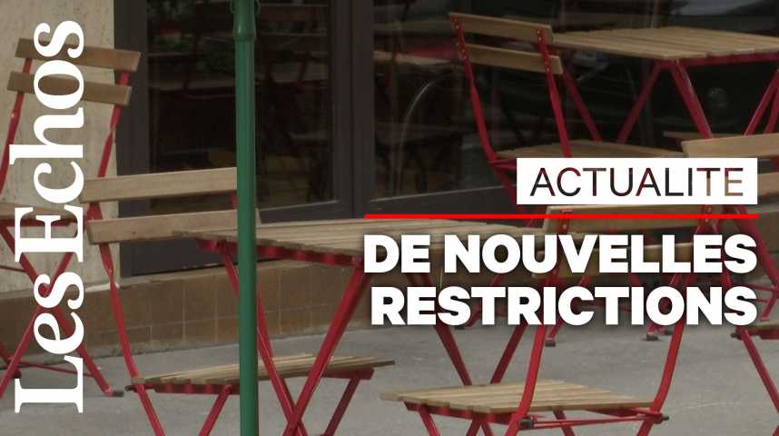 Illustration pour la vidéo A Paris, bars et restaurants inquiets pour leur activité