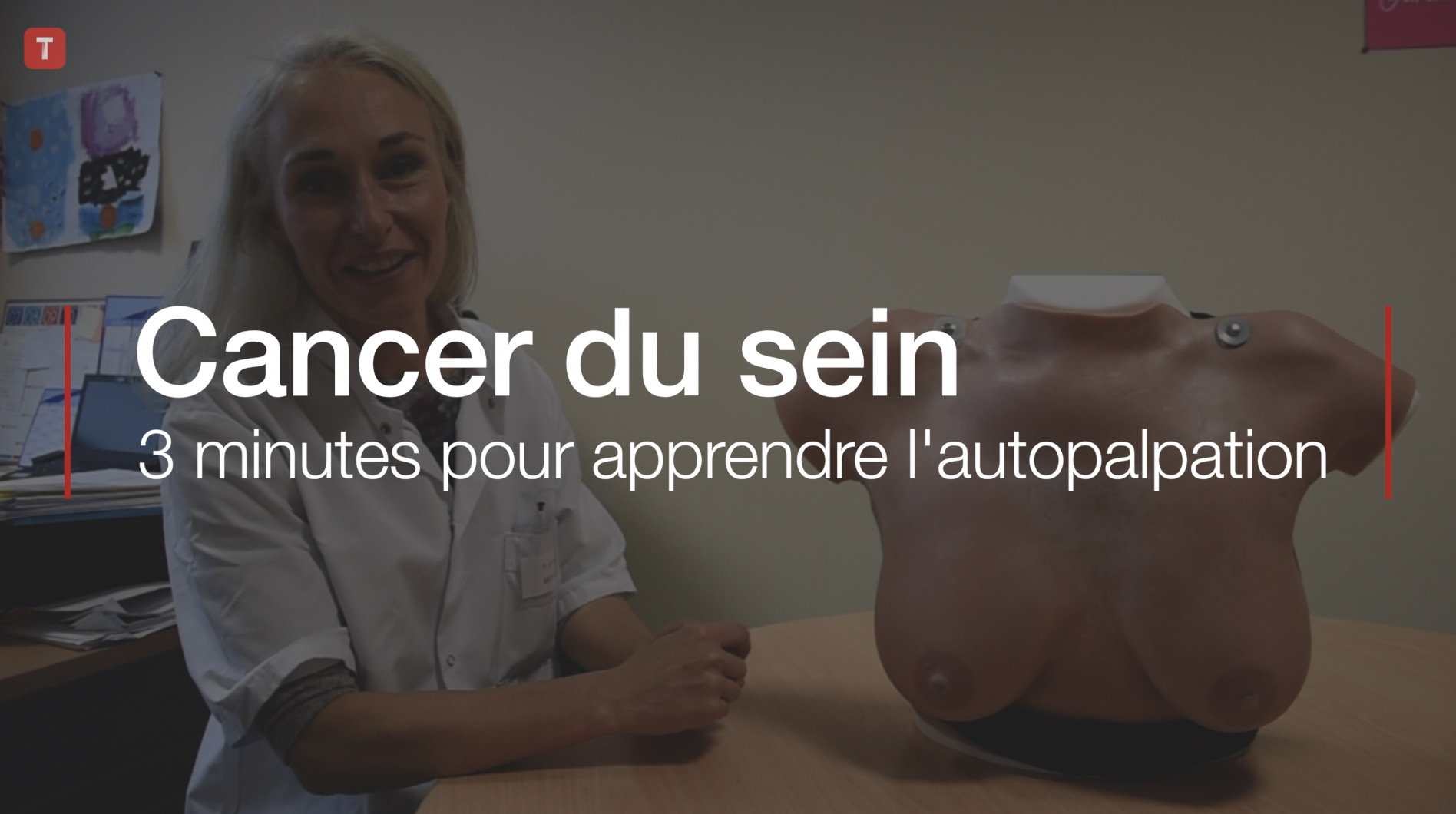 Cancer du sein : 3 minutes pour apprendre l'autopalpation (Le Télégramme)
