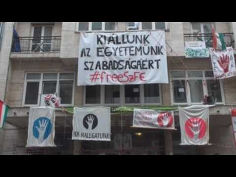 Hungarian students denounce intervention of Viktor Orbán's government