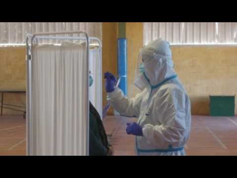 Mass coronavirus testing in Seville town