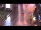 Thailand: Water cannon used on protesters - Label : AFPTV - First images - Category : News