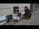 Vigil in Berlin in memory of journalist Daphne Caruana Galizia