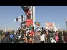 Protesters gather in Italy Square against Pinera's government