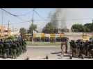 Shiite militia’s supporters burn Kurdish party headquarters in Iraq