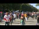 People march down Pennsylvania Ave to protest SCOTUS nominee - Label : AFPTV - First images - Category : News