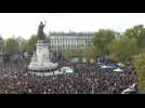Thousands gather in Paris in homage to decapitated teacher
