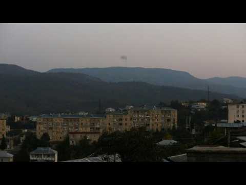 'Kamikaze' drone attacks hills outside Nagorno-Karabakh capital