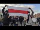 Tens of thousands march in Belarus despite police threat to open fire
