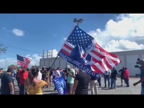 Demonstration in San juan to show support for Trump