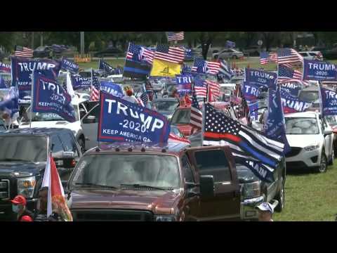 Trump supporters in battleground Florida stage ‘Trump Victory’ caravan
