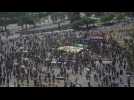Thousands protest in Santiago on the first anniversary of protests in Chile