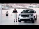 Webinar presentation showcasing the 2021 Model Year Range Rover Velar - Colors and materials