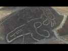 2,000-year-old cat silhouette among Nazca lines in Peruvian desert